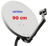 Antena banda ku 90cm completa